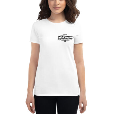Ladies Retro Tee - Black Logo Thumbnail